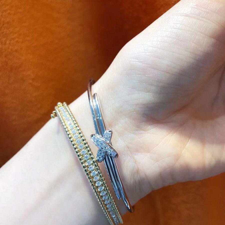 [⭐Sparkve]JEUX DE BRACELET SILVER DIAMONDS