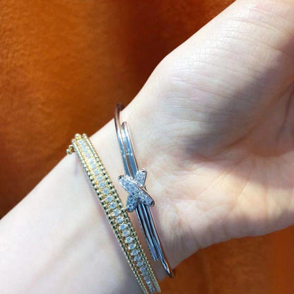 [⭐Sparkve]JEUX DE BRACELET SILVER DIAMONDS