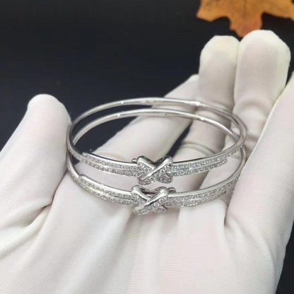 [⭐Sparkve]JEUX DE BRACELET DIAMONDS SILVER