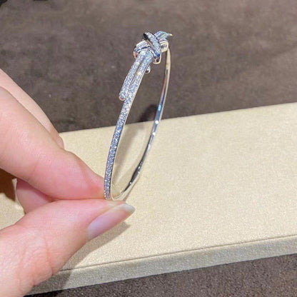[⭐Sparkve]JEUX DE BRACELET DIAMONDS SILVER