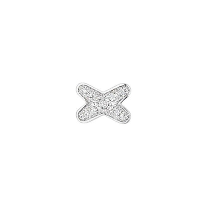 [⭐Sparkve]JEUX DE SILVER DIAMOND EARRINGS