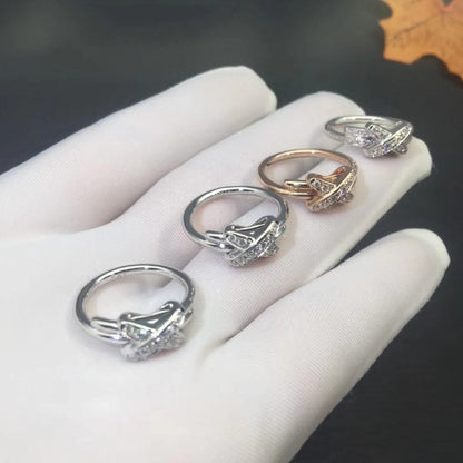 [⭐Sparkve]JEUX DE SILVER DIAMOND RING