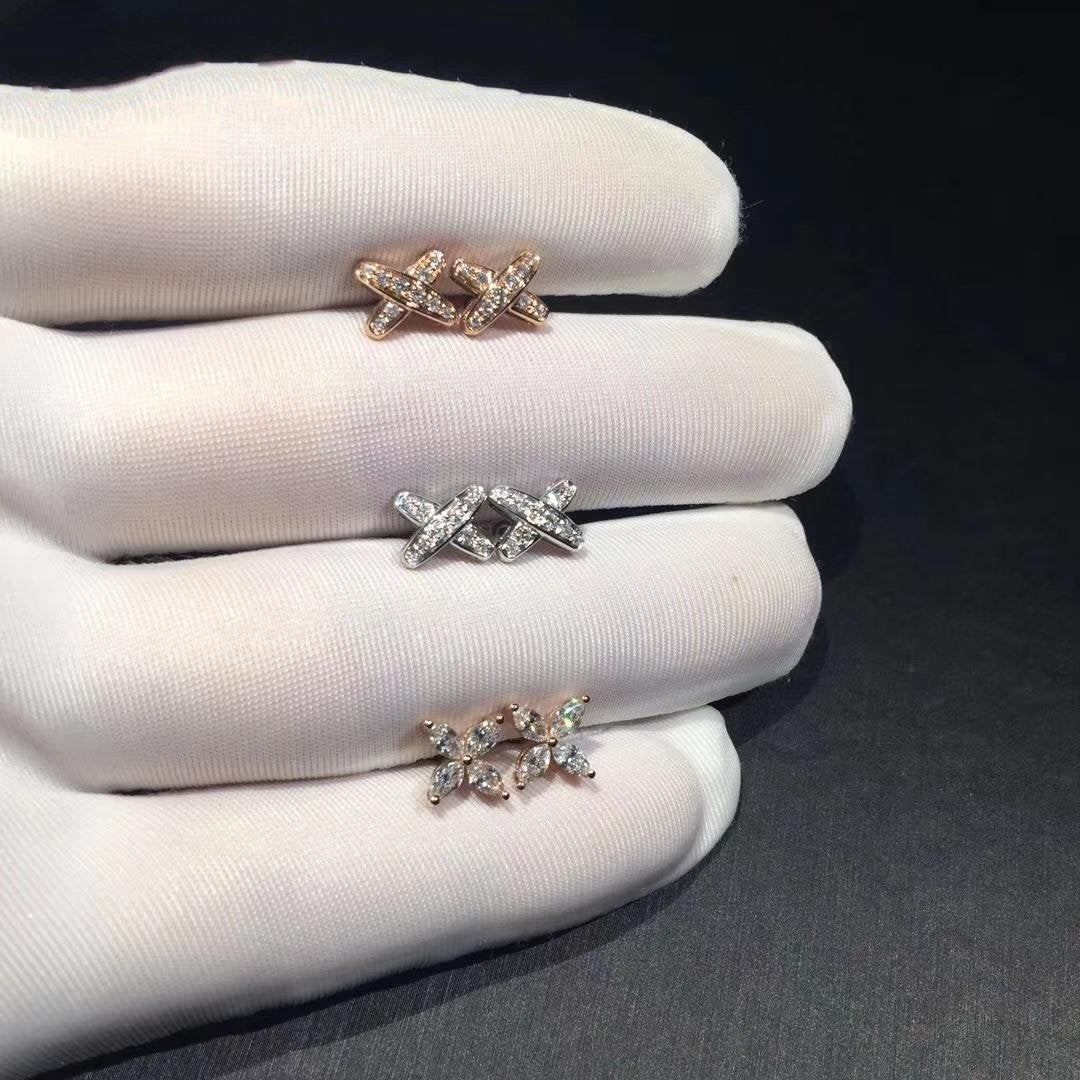 [⭐Sparkve]JEUX DE DIAMOND EARRINGS