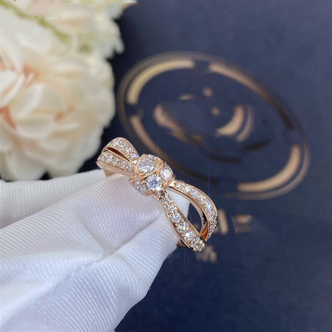 [⭐Sparkve]LIENS PINK GOLD DIAMOND RING