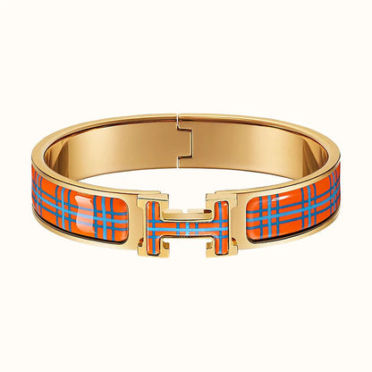 [⭐Sparkve]H TARTAN BRACELET 12MM