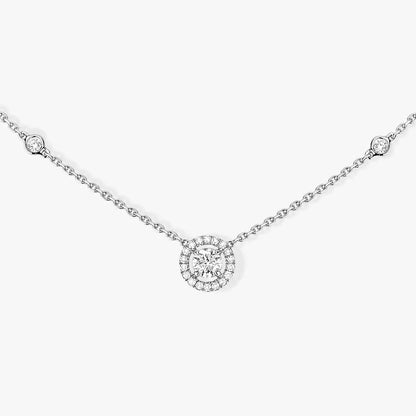 [⭐Sparkve]Diamond Necklace 0,20ct Brilliant Shape Joy