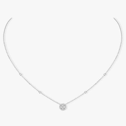 [⭐Sparkve]Diamond Necklace 0,20ct Brilliant Shape Joy
