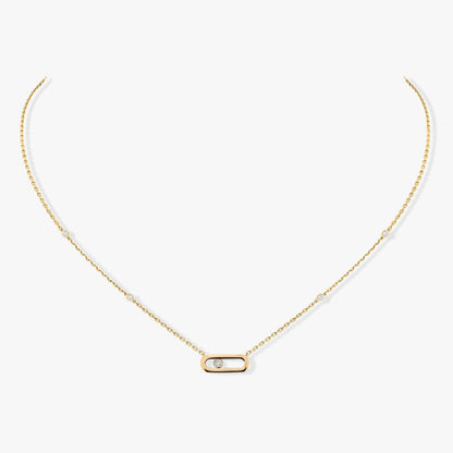 [⭐Sparkve]MOVE UNO DIAMOND NECKLACE