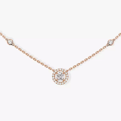 [⭐Sparkve]Diamond Necklace 0,20ct Brilliant Shape Joy