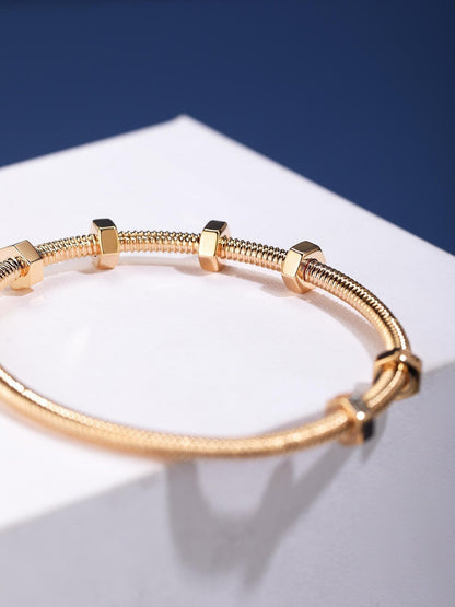 [⭐Sparkve jewelrys]CT THREADED BRACELET