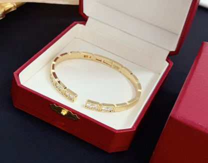 [⭐Sparkve jewelrys]LOVE DIAMOND OPEN  BRACELET