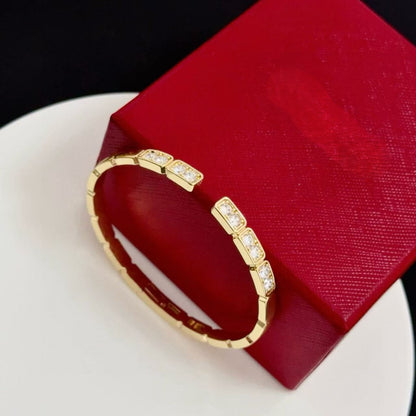 [⭐Sparkve jewelrys]LOVE DIAMOND OPEN  BRACELET