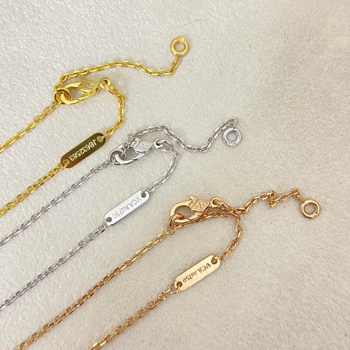[⭐Sparkve]NEW 15MM PURPLE SAND-GOLD FOUR-LEAF CLOVER NECKLACE