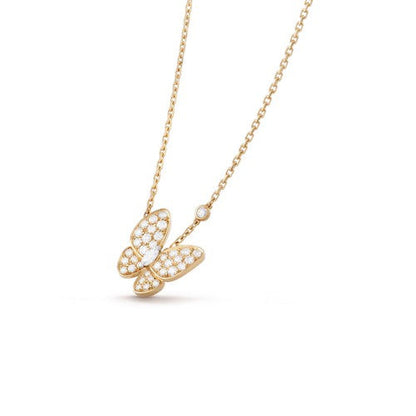 [⭐Sparkve]BUTTERFLY DIAMOND NECKLACE