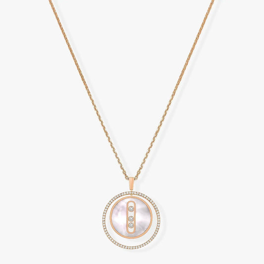 [⭐Sparkve]Demo MOVE MM NACRE BLANCHE DIAMOND NECKLACE