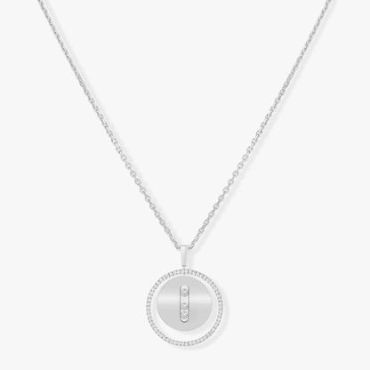[⭐Sparkve]Demo MOVE MM SILVER DIAMOND NECKLACE
