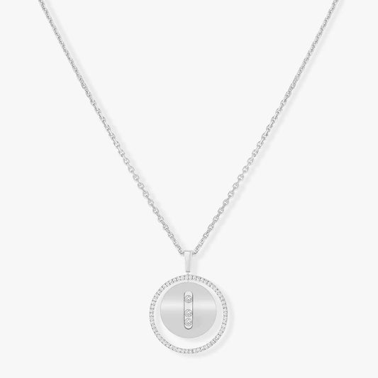 [⭐Sparkve]Demo MOVE MM SILVER DIAMOND NECKLACE