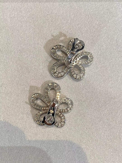 [⭐Sparkve]FLOWERLACE EARRINGS FULL DIAMONDS