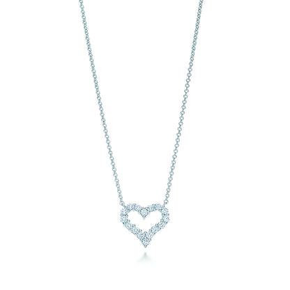 [⭐Sparkve Jewels]HEART-SHAPED DIAMOND NECKLACE