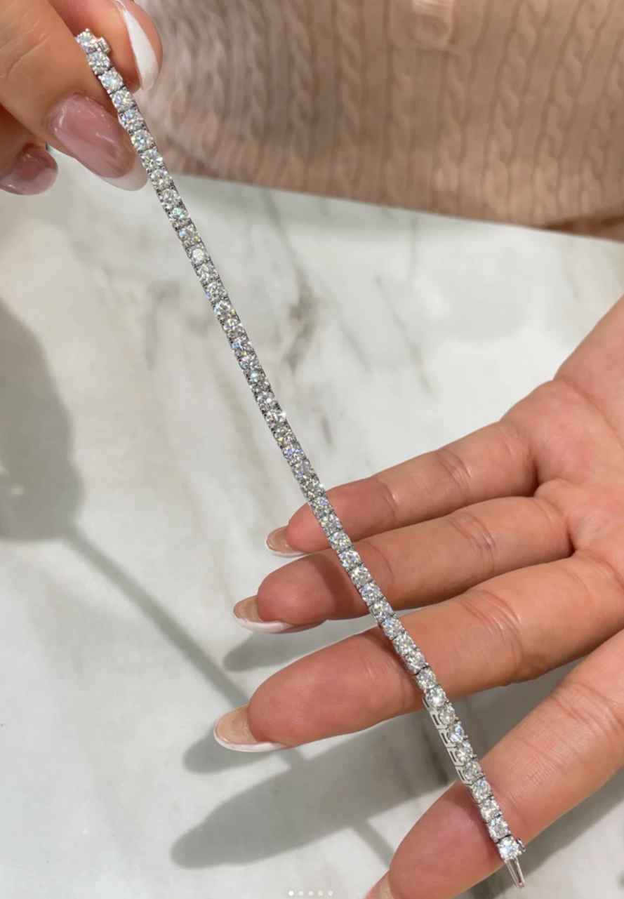 [⭐Sparkve]  CLASSIC BASEBALL BRACELAT, 52 DIAMOND