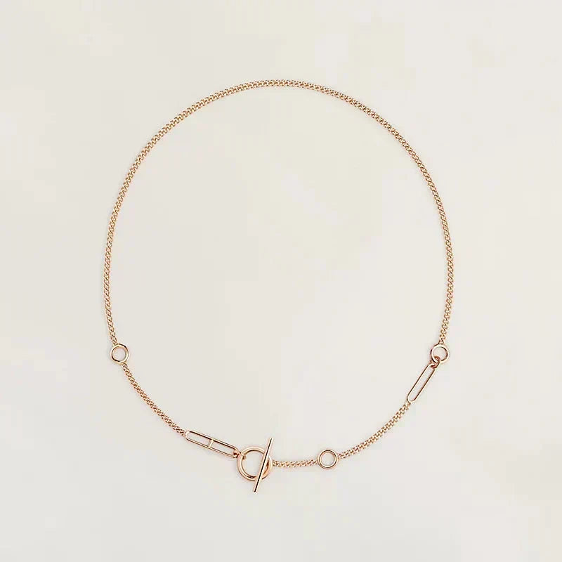 [⭐Sparkve]HM STERLING CHAINE D'ANCRE HEART