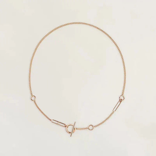 [⭐Sparkve]HM STERLING CHAINE D'ANCRE HEART