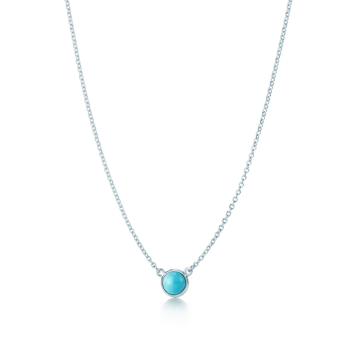 [⭐Sparkve Jewels]YARD TURQUOISE NECKLACE SILVER