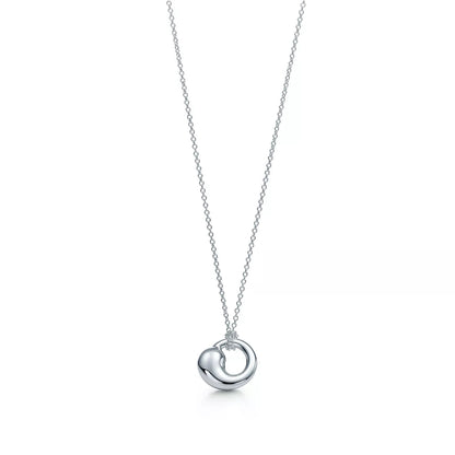 [⭐Sparkve Jewels]SNAIL PEDANT SILVER NECKLACE