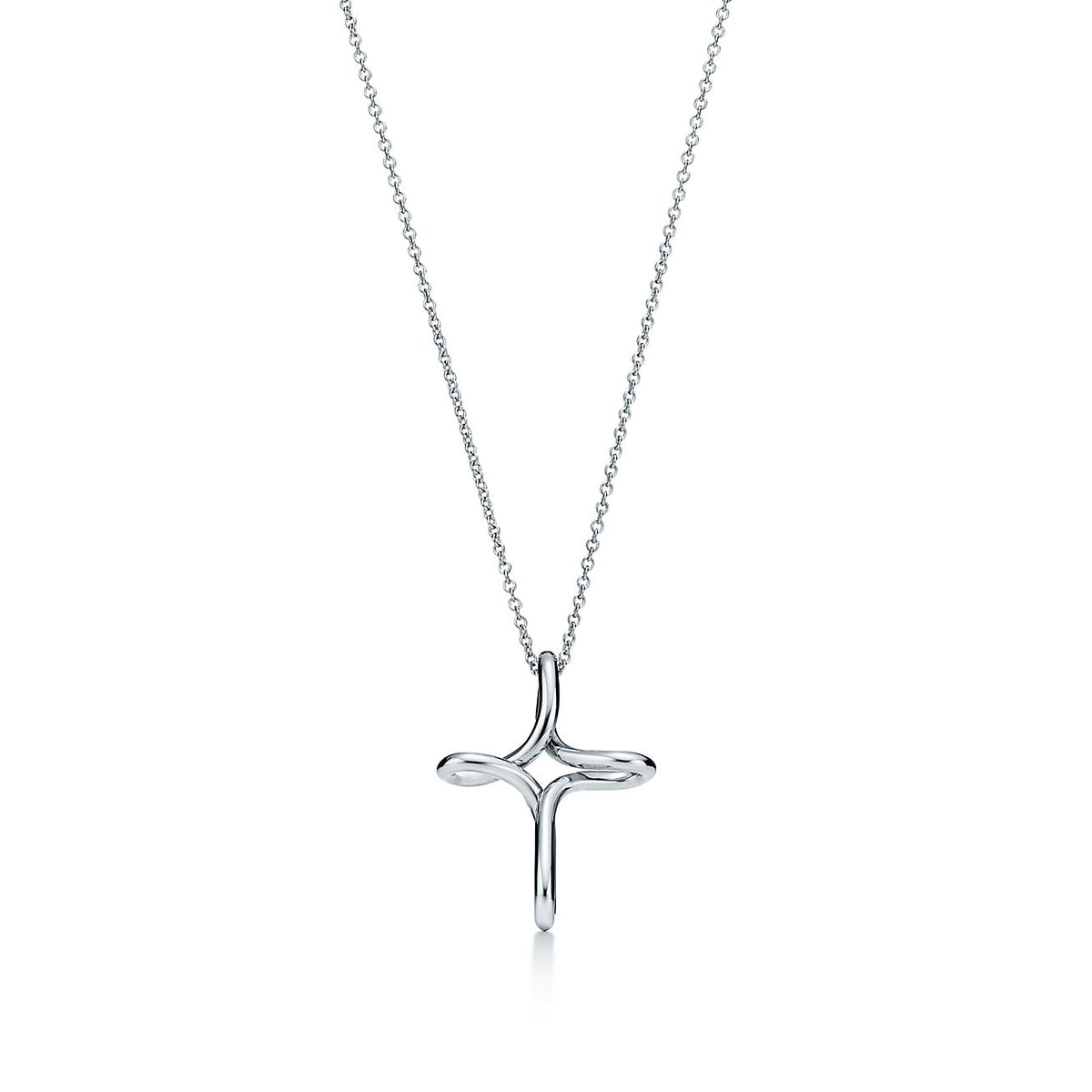 [⭐Sparkve Jewels]CROSS NECKLACE STERLING SILVER MATERIAL