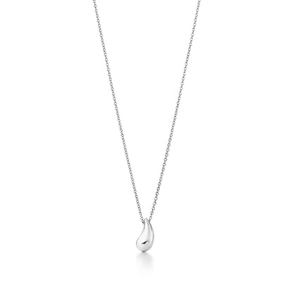 [⭐Sparkve Jewels]ELSA PERETTI TEARDROP PENDANT STERLING SILVER NECKLACE