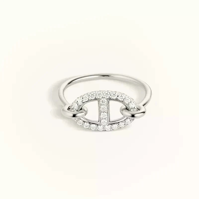 [⭐Sparkve]RONDE SMALL SILVER DIAMOND RING