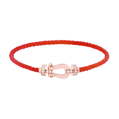[⭐Sparkve]FORCE 10 HALF DIAMOND PINK GOLD RED CORDERI LARGE AND MEDIUM MODEL