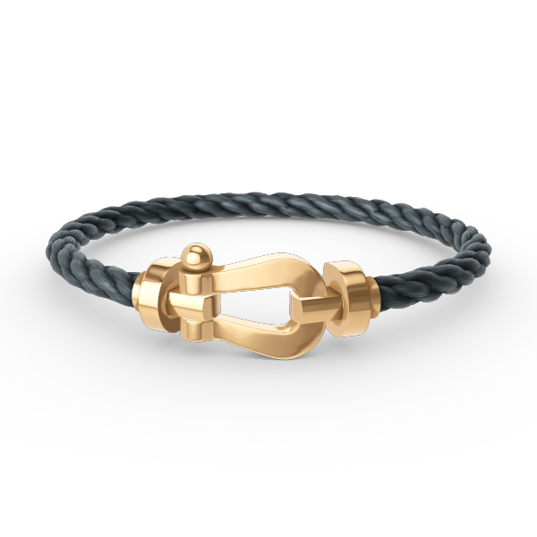 [⭐Sparkve]FORCE LARGE HORSESHOE NO DIAMOND BRACELET GOLD