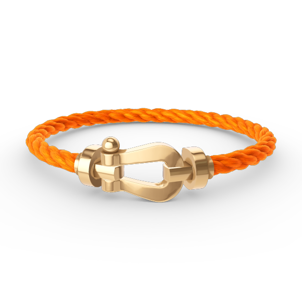 [⭐Sparkve]FORCE LARGE HORSESHOE NO DIAMOND BRACELET GOLD