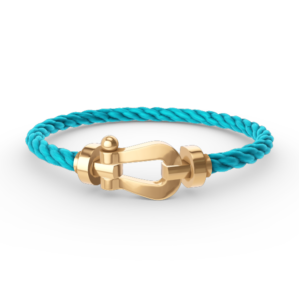 [⭐Sparkve]FORCE LARGE HORSESHOE NO DIAMOND BRACELET GOLD