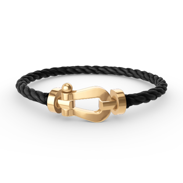 [⭐Sparkve]FORCE LARGE HORSESHOE NO DIAMOND BRACELET GOLD