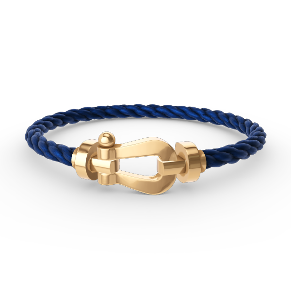 [⭐Sparkve]FORCE LARGE HORSESHOE NO DIAMOND BRACELET GOLD