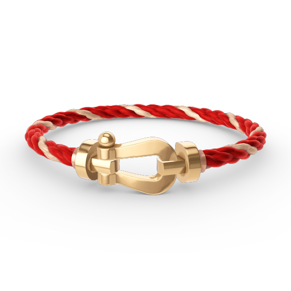 [⭐Sparkve]FORCE LARGE HORSESHOE NO DIAMOND BRACELET GOLD