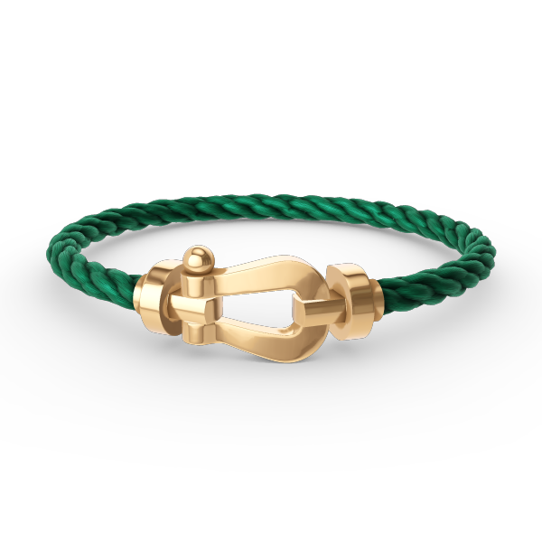 [⭐Sparkve]FORCE LARGE HORSESHOE NO DIAMOND BRACELET GOLD