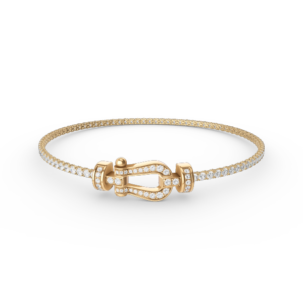 [⭐Sparkve]FORCE  HORSESHOE  DIAMOND TENNIS BRACELET