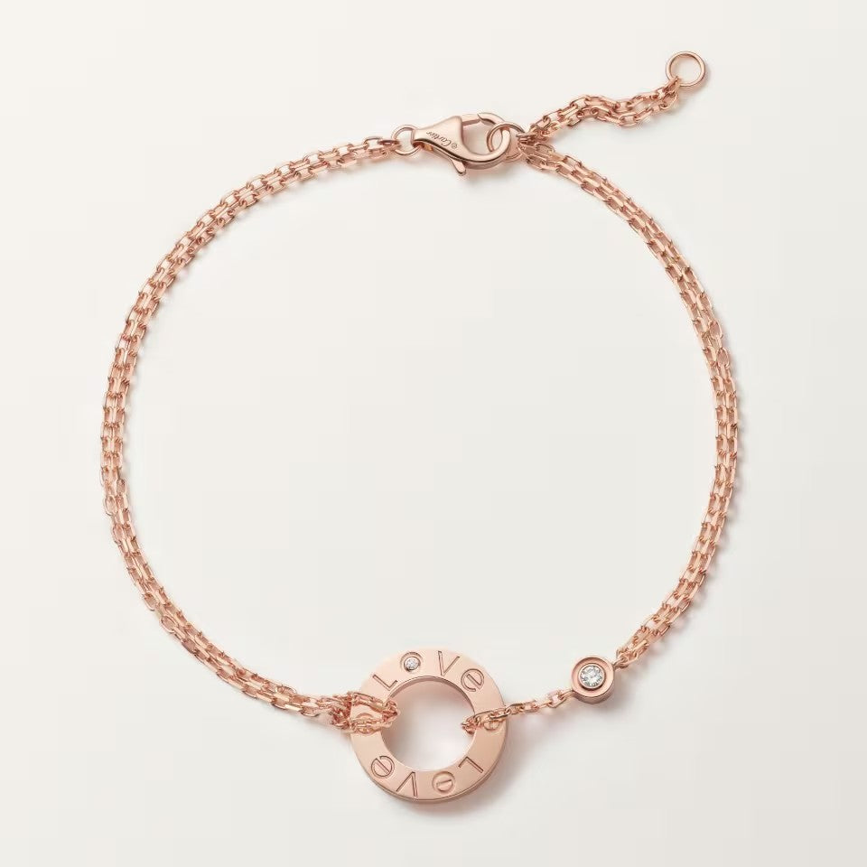 [⭐Sparkve]LOVE BRACELET 2 DIAMOND