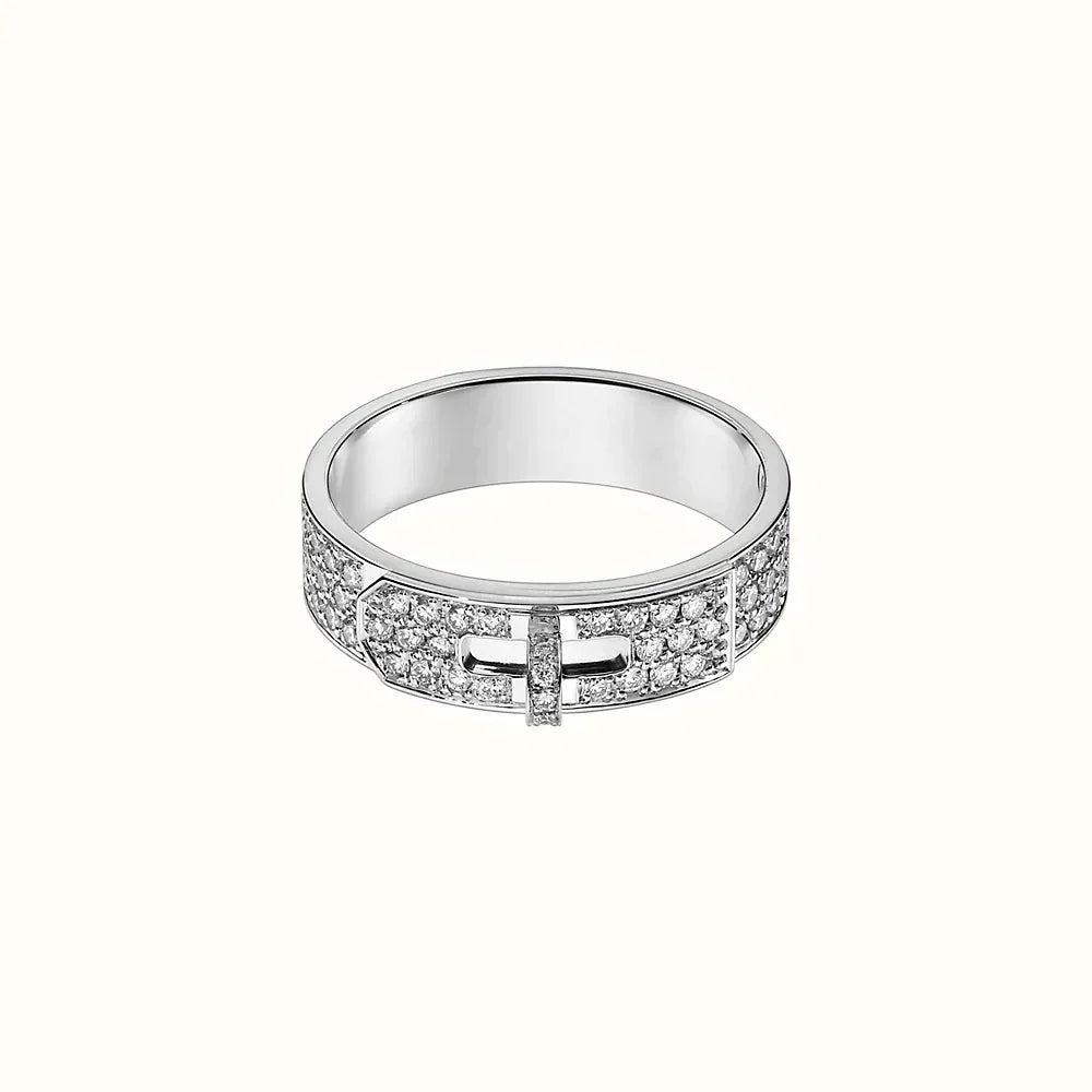 [⭐Sparkve]KELLY SILVER DIAMOND RING