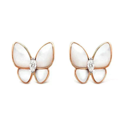 [⭐Sparkve]BUTTERFLY MOP DIAMOND EARRINGS