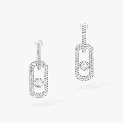 [⭐Sparkve]So Move XL Pave_-Set Diamond Pendant Earrings