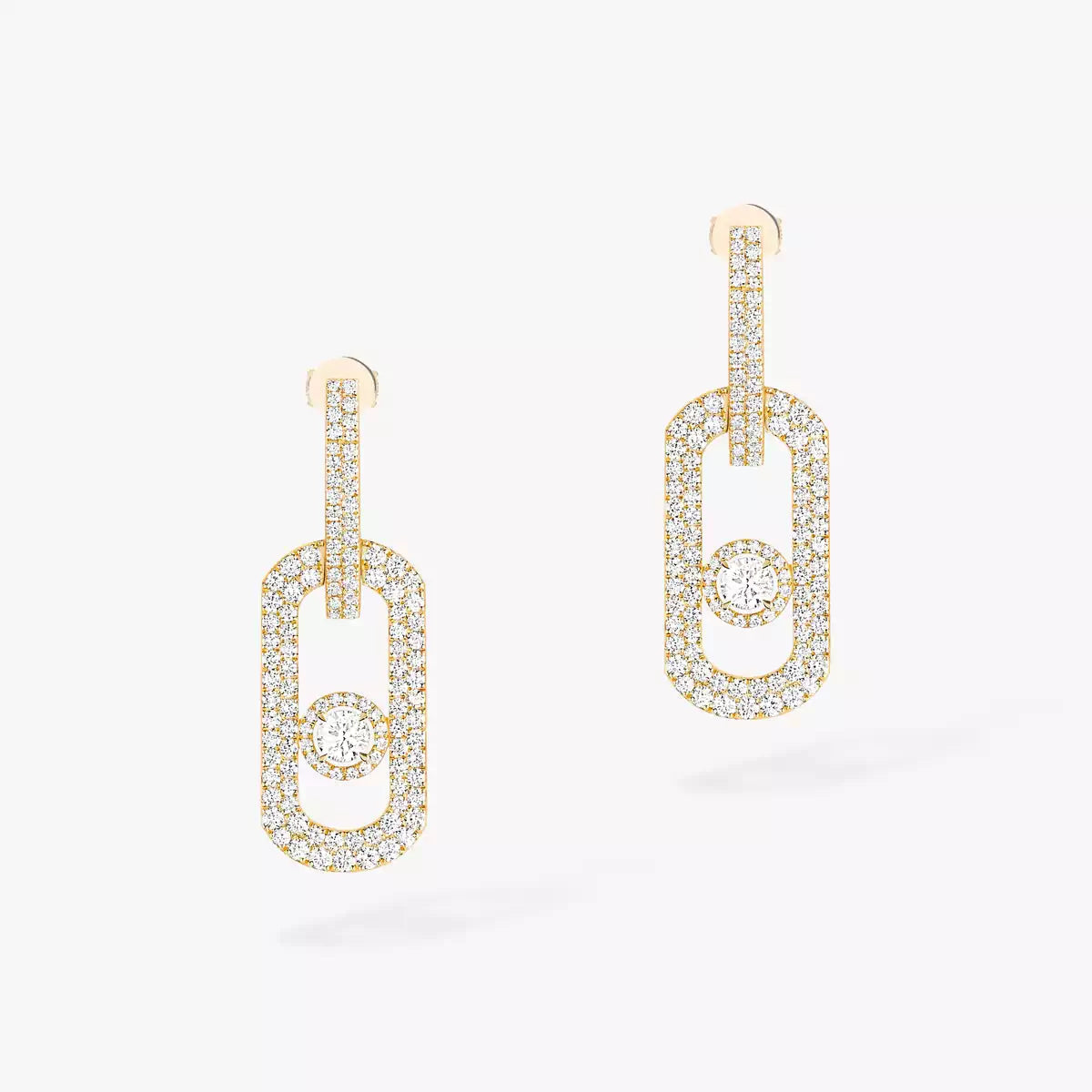 [⭐Sparkve]So Move XL Pave_-Set Diamond Pendant Earrings