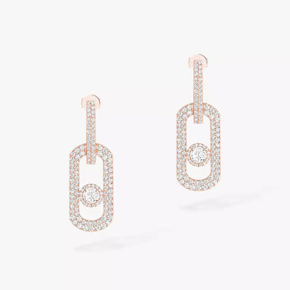 [⭐Sparkve]So Move XL Pave_-Set Diamond Pendant Earrings