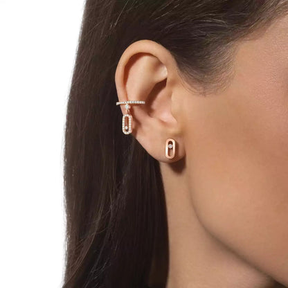 [⭐Sparkve]Move Uno Diamond Stud Earrings