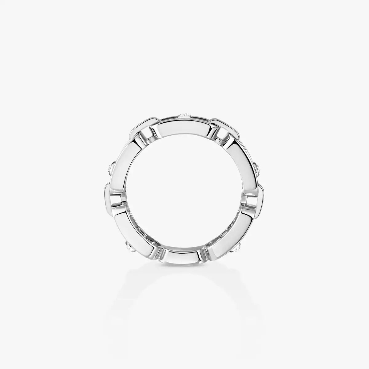 [⭐Sparkve]Move Link Pave_-Set Diamond Ring in Gold