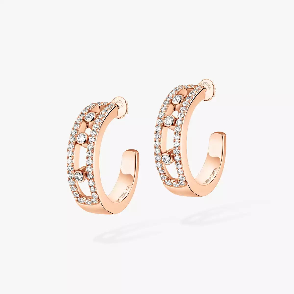 [⭐Sparkve]Diamond Pave_ Hoop Earrings Move