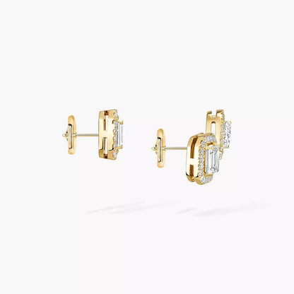 [⭐Sparkve]Diamond Earrings 0,10ct My Twin 1+2